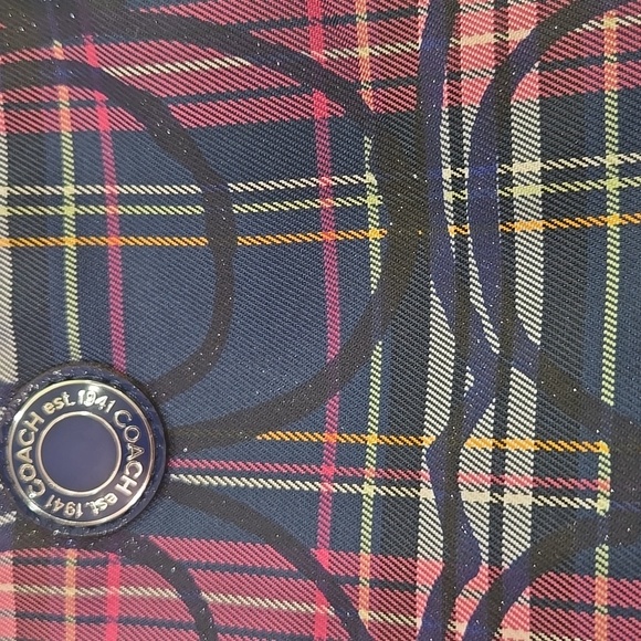 CoachTartan Poppy Plaid Sparkly Crossbody - Picture 2 of 7